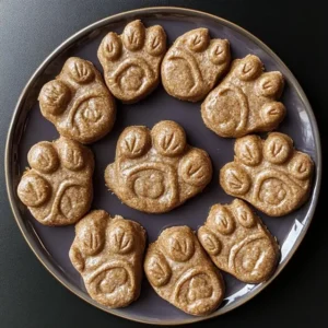 Gâteaux pour chiens à la banane et au beurre de cacahuète
