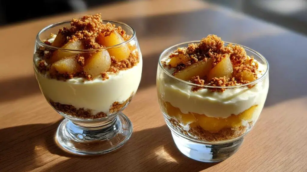 VERRINES POIRE FONDANTE