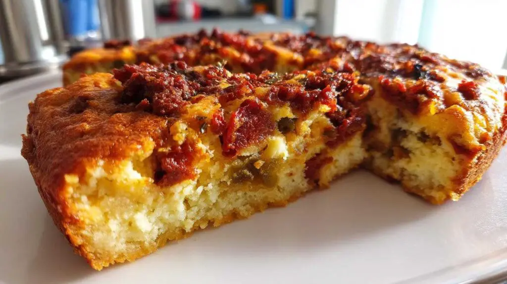 cake salé chorizo, olives et fromage