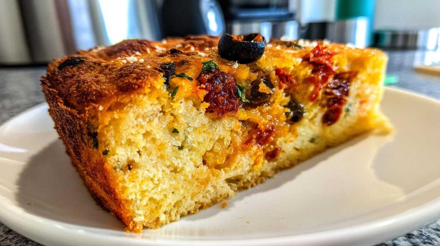 cake salé chorizo, olives et fromage - detail 4