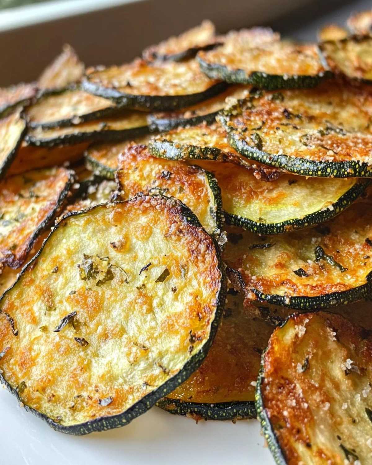 chips de courgette au parmesan