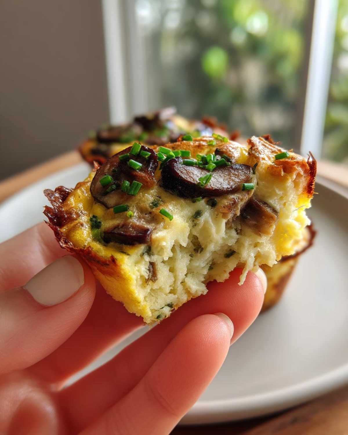 mini-quiches sans pâte champignons et gruyère - detail 1