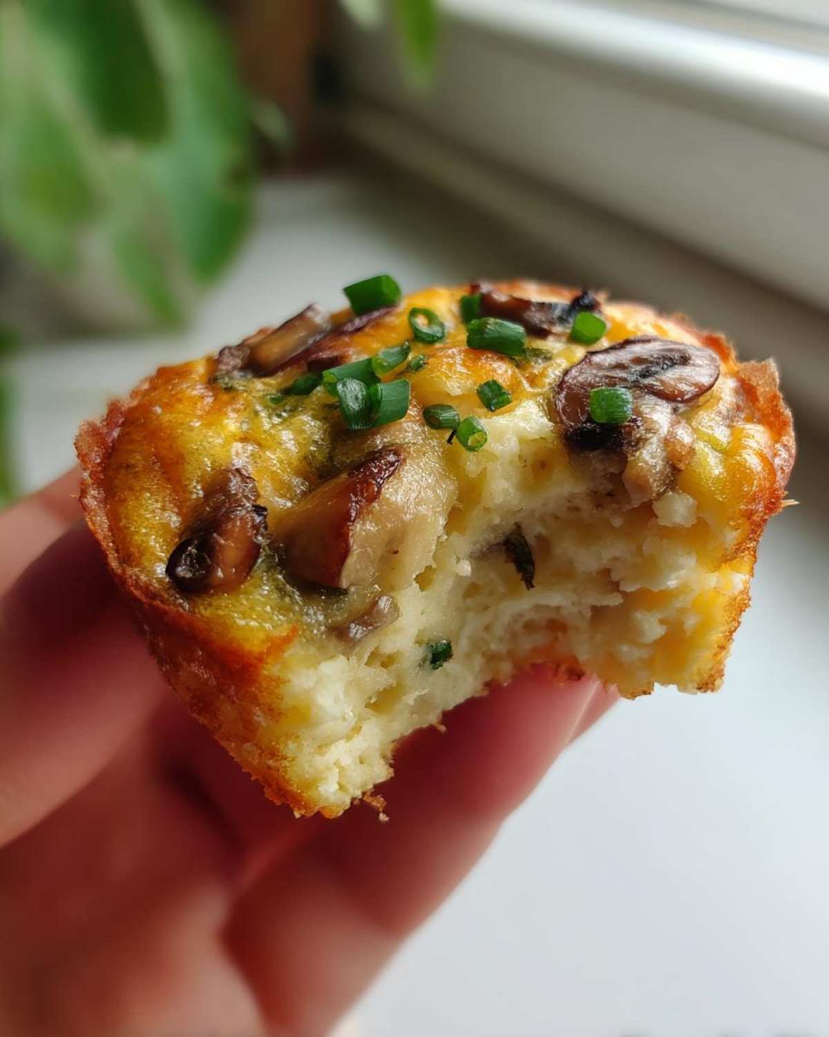 mini-quiches sans pâte champignons et gruyère - detail 2